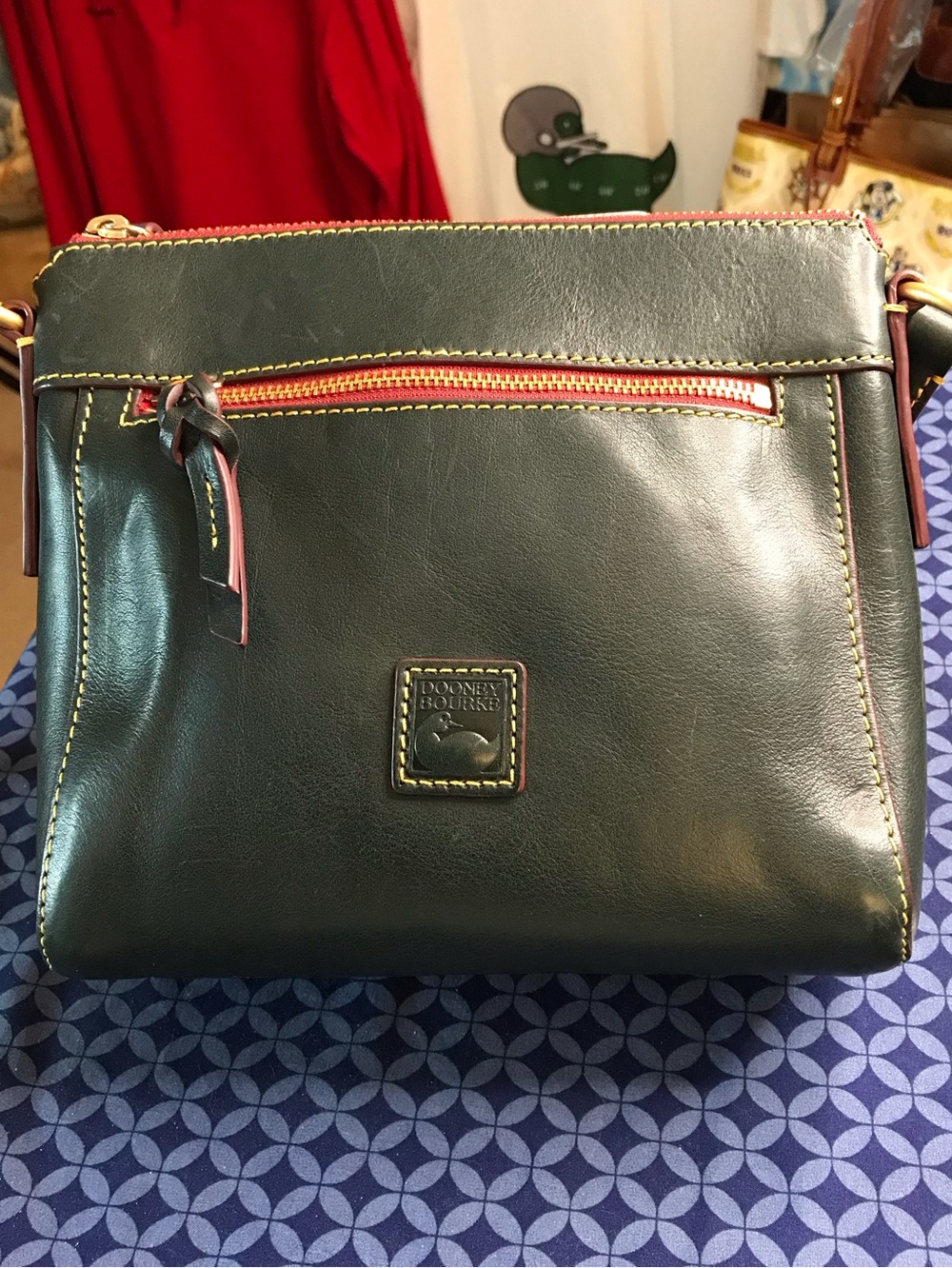 Dooney & Bourke Florentine Allison Crossbody in Dark Teal 😍